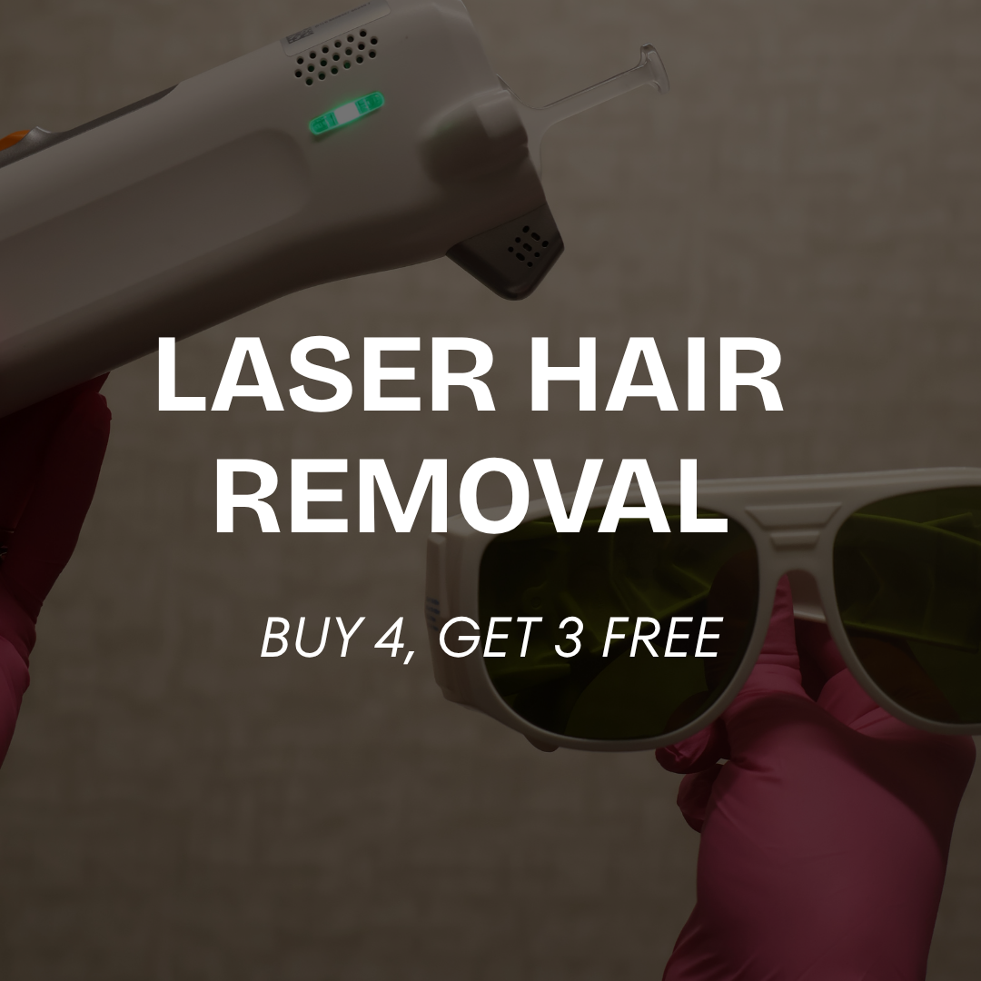 Laser Hair Removal — Buy 4, Get 3 FREE (Same Area)- August Special
