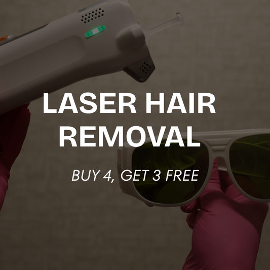 Laser Hair Removal — Buy 4, Get 3 FREE (Same Area)- August Special