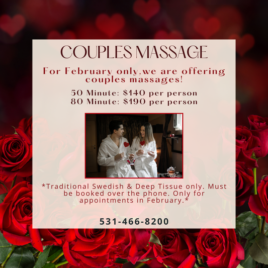 Couples Massage! ❤️ CALL TO SCHEDULE!